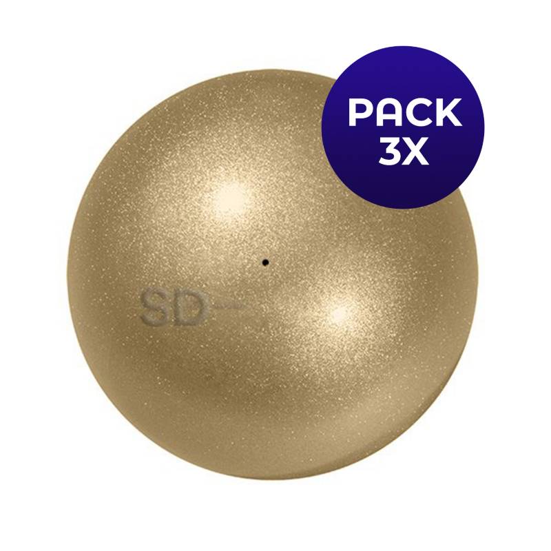 SDFIT - Pack 3x Balon Pelota de Gimnasia 280 gr - 16 cm - GC-2