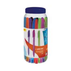 PAPER MATE - Boligrafo Inkjoy 100St Paper Mate Surtidos Canister X40