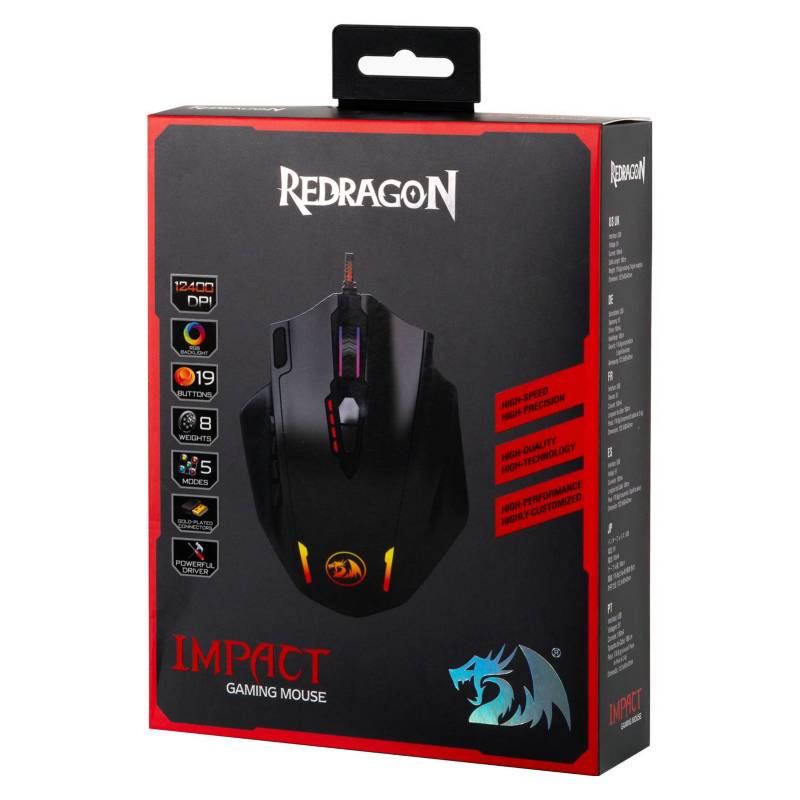 REDRAGON - Mouse De Juego Redragon Impact M908 Rgb