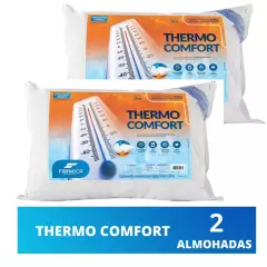 FIBRASCA - Almohadas Thermo Comfort Fria Pack 2