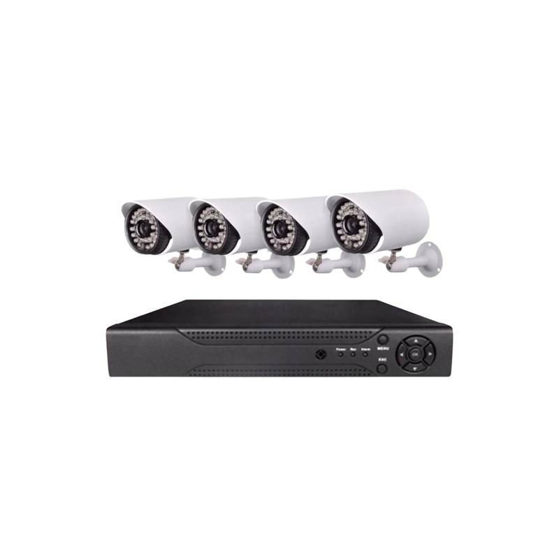 GENERICO - Kit CCTV 4 Cámaras De Seguridad Mas DVR 1080p Full HD GENERICO