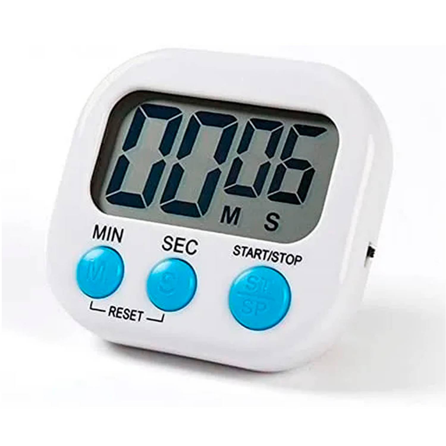 ESHOPANGIE Timer Digital De Cocina Reloj Temporizador Blanco