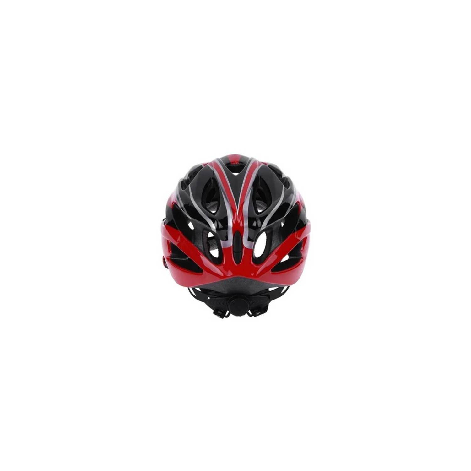 GENERICO Casco adulto de bicicleta negro rojo