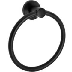 ESHOPANGIE - Toallero Circular De Aluminio Negro