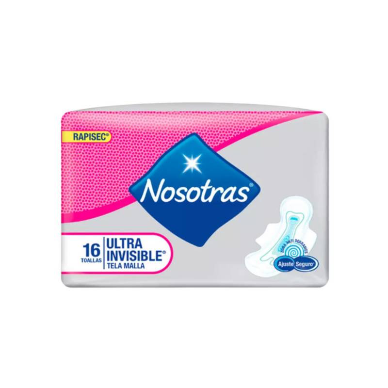 NOSOTRAS - Toallas Nosotras Ultra Invisible Tela Malla 16 un