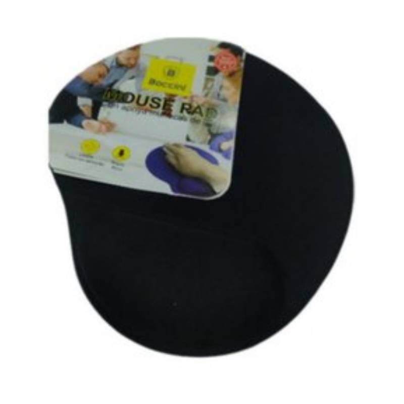 BOCCINI - Mouse Pad Boccini Con Apoya Muñecas de Gel Negro