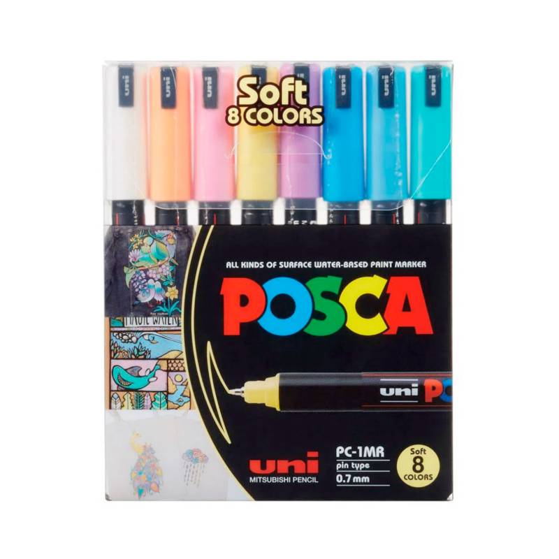 Marcador Posca Mop'r Punta Redonda