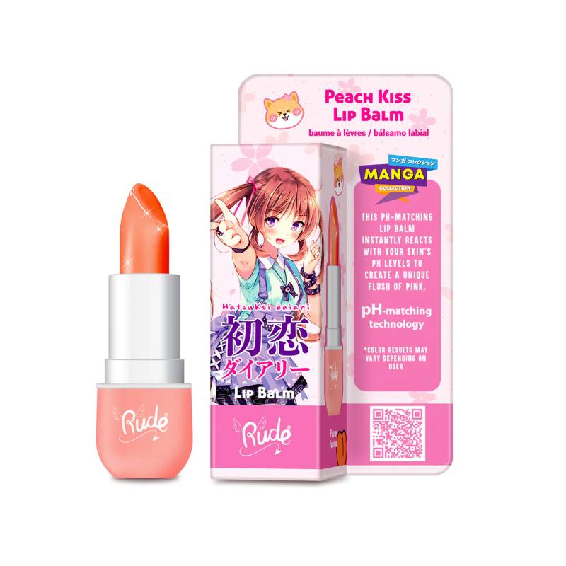 RUDE COSMETICS - Bálsamo Labial Kiss Colección Manga Durazno Rude Cosmetics