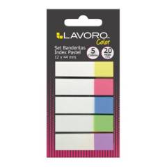 LAVORO - Banderitas Index Plásticas Pastel