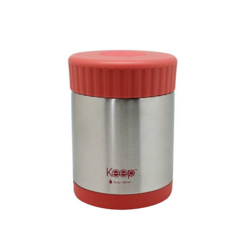 Termo Thermos de Comida de Acero Inoxidable Rosado 450ML