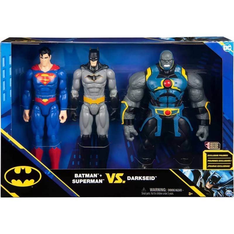 DC COMICS Batman Y Supermán VS Darkseid Set 