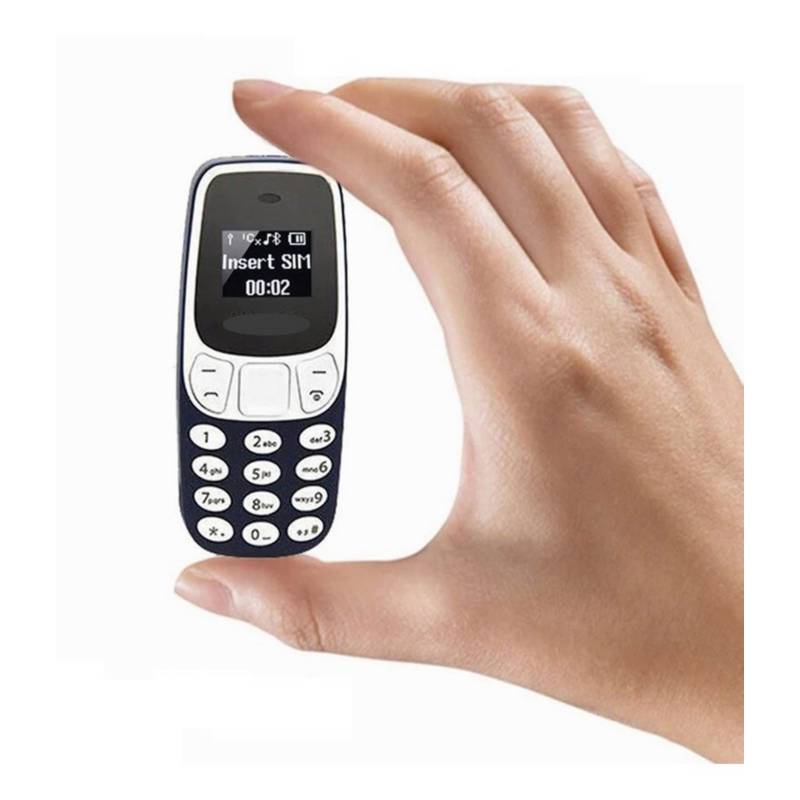 GENERICO Llavero Mini Celular Telefono Dual Sim 380mah Bluetooth M10