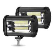 Pack X4 Focos Led Para Autos 48w Neblinero Barra Led 4x4