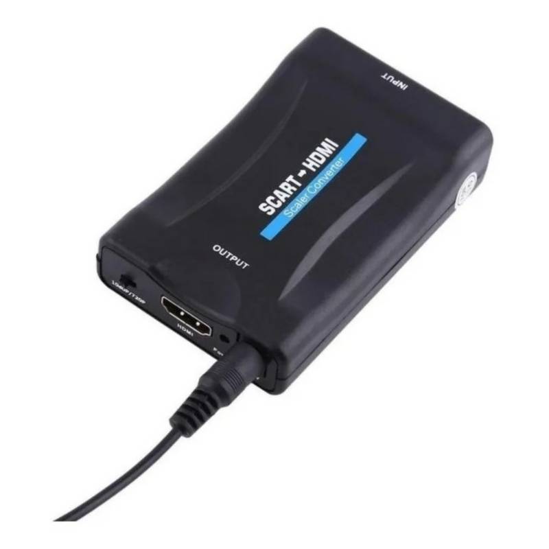 GENERICO 1080p Adaptador Conversor Scart A Hdmi Audio Video