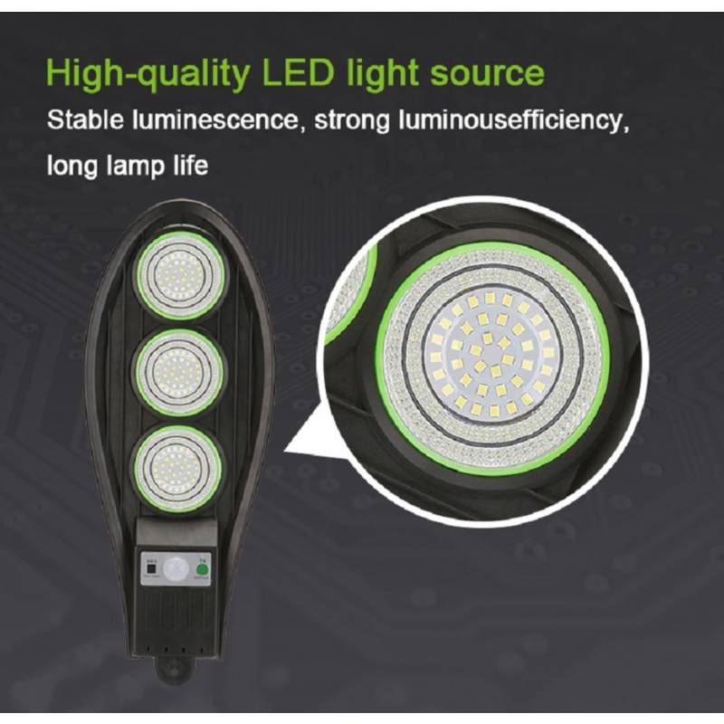 HB LEDS Foco Proyector LED Solar Con Sensor 100W Luz Fría