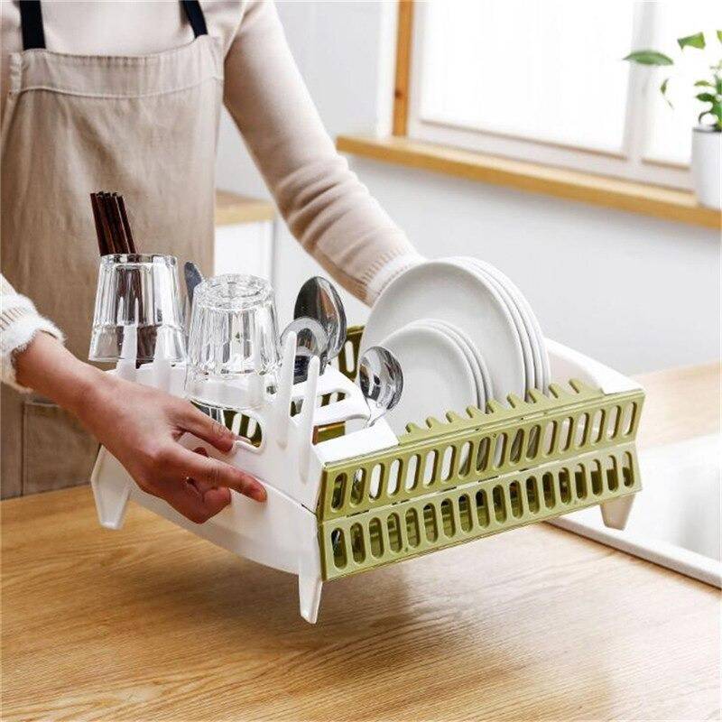 escurridor de platos secador organizador trastes cocina seca platos dish  drying