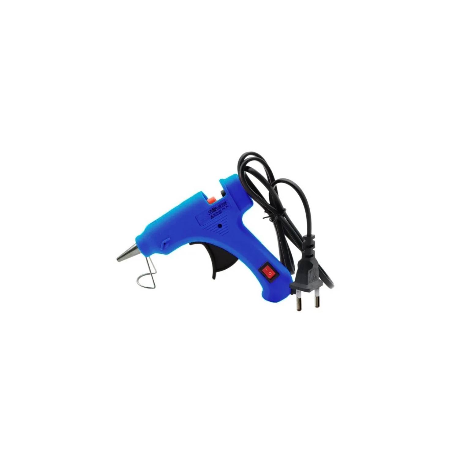 Pistola de silicona caliente azul-20watios
