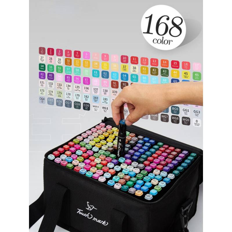 Kit de Marcadores Lapices Dibujo 168 Colores