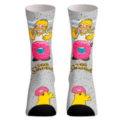 THE PRINT SCKS - Calcetín Diseño Homero Simpsons Donut