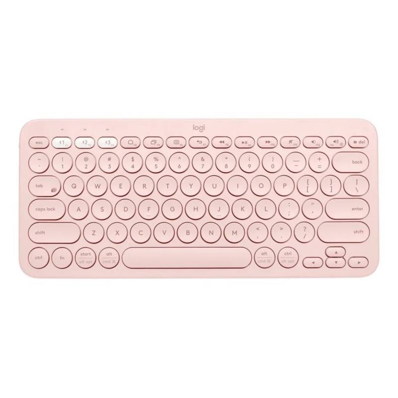 Teclado Bluetooth Logitech K380 Qwerty Español Color Blanco