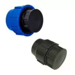 GENERICO - Tapon HDPE  40mm Compresion Riego