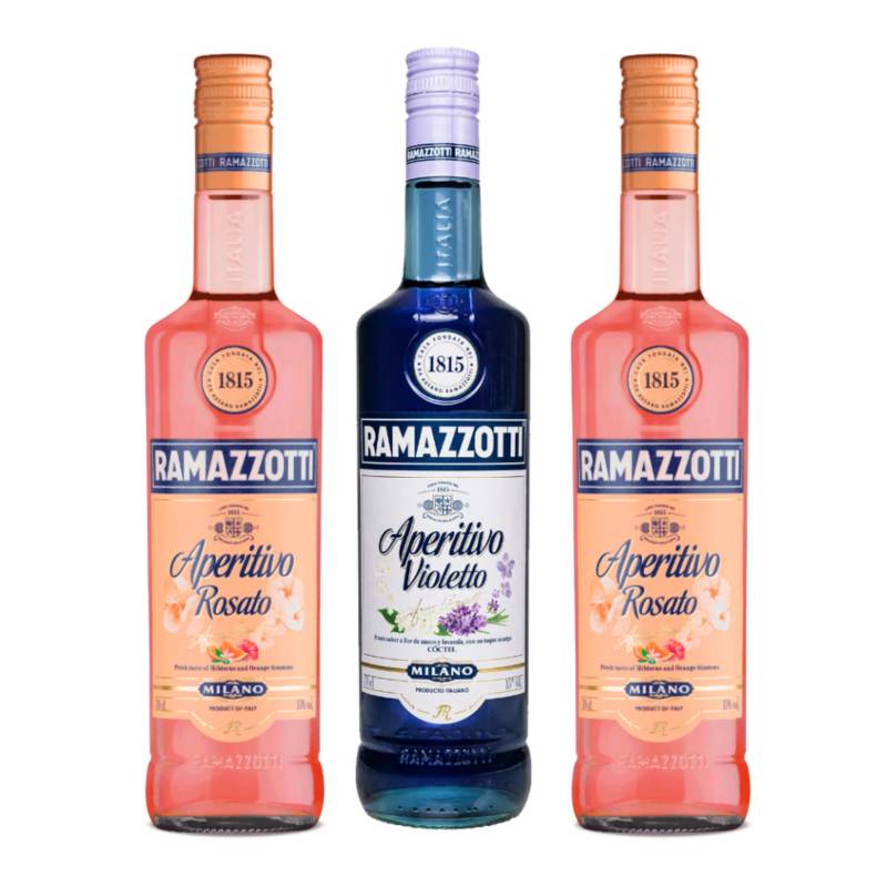 RAMAZZOTTI - Mix LicorRamazzotti: 2 Rosatto + 1 Violetto