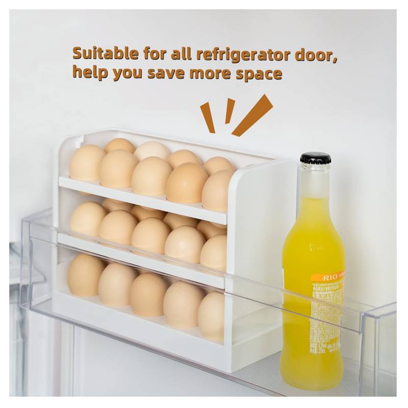 1 Contenedor De Huevos Para Refrigerador Organizador Para - Temu