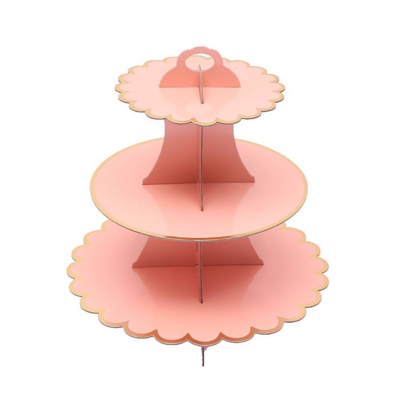 abdomen futuro Perspicaz GENERICA Bandeja para cupcakes 3 pisos rosa | falabella.com