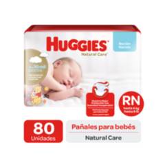 HUGGIES - Pañal Huggies Natural Care RN 80 pañales