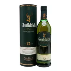 GLENFIDDICH - Whisky Glenfiddich, 12 Años, Single Malt 