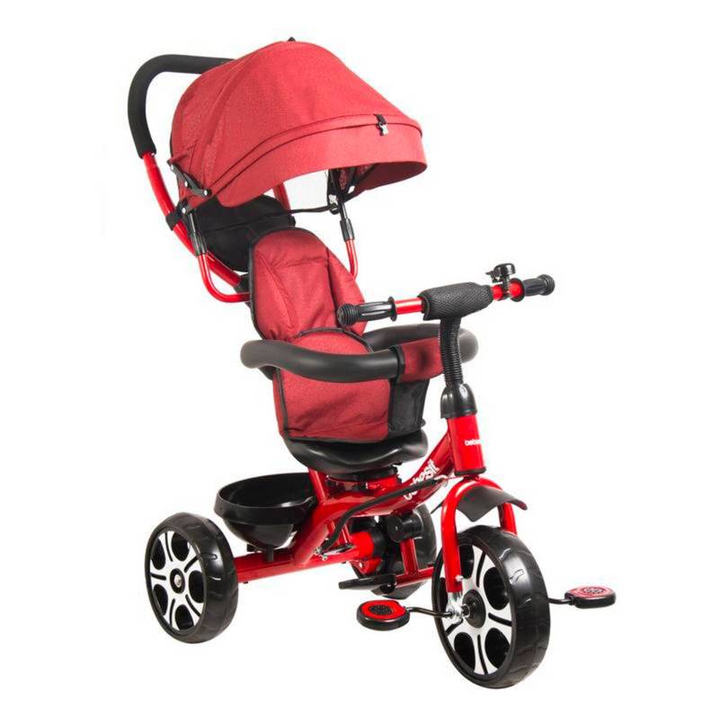 BEBESIT - Triciclo Infantil 360 1326 Rojo Bebesit
