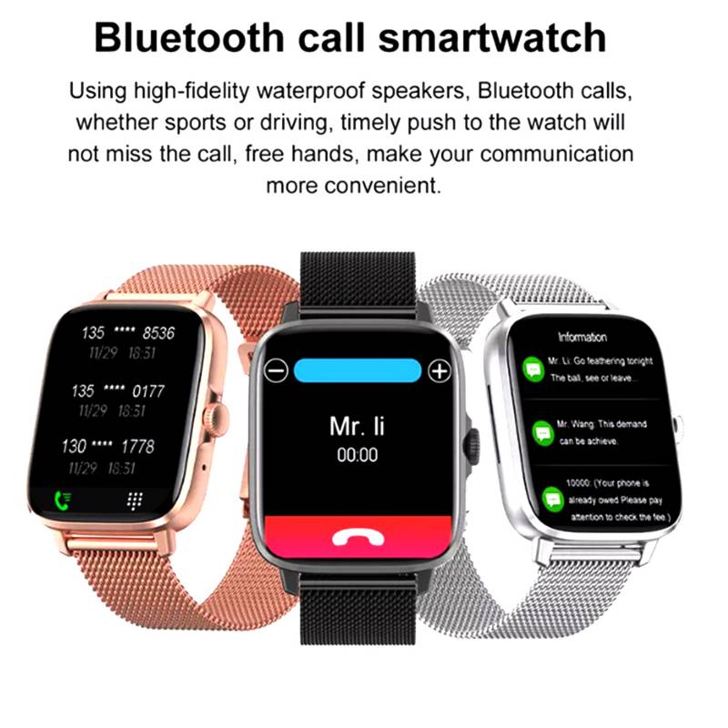 Reloj Inteligente Mujer Hombre, 1.9'' Smartwatch Con Llamadas