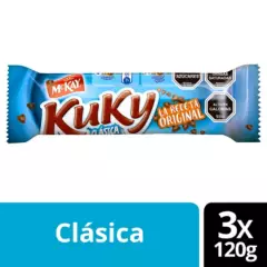 MCKAY - Galleta Chip KUKY® Clásica 120g Pack X3