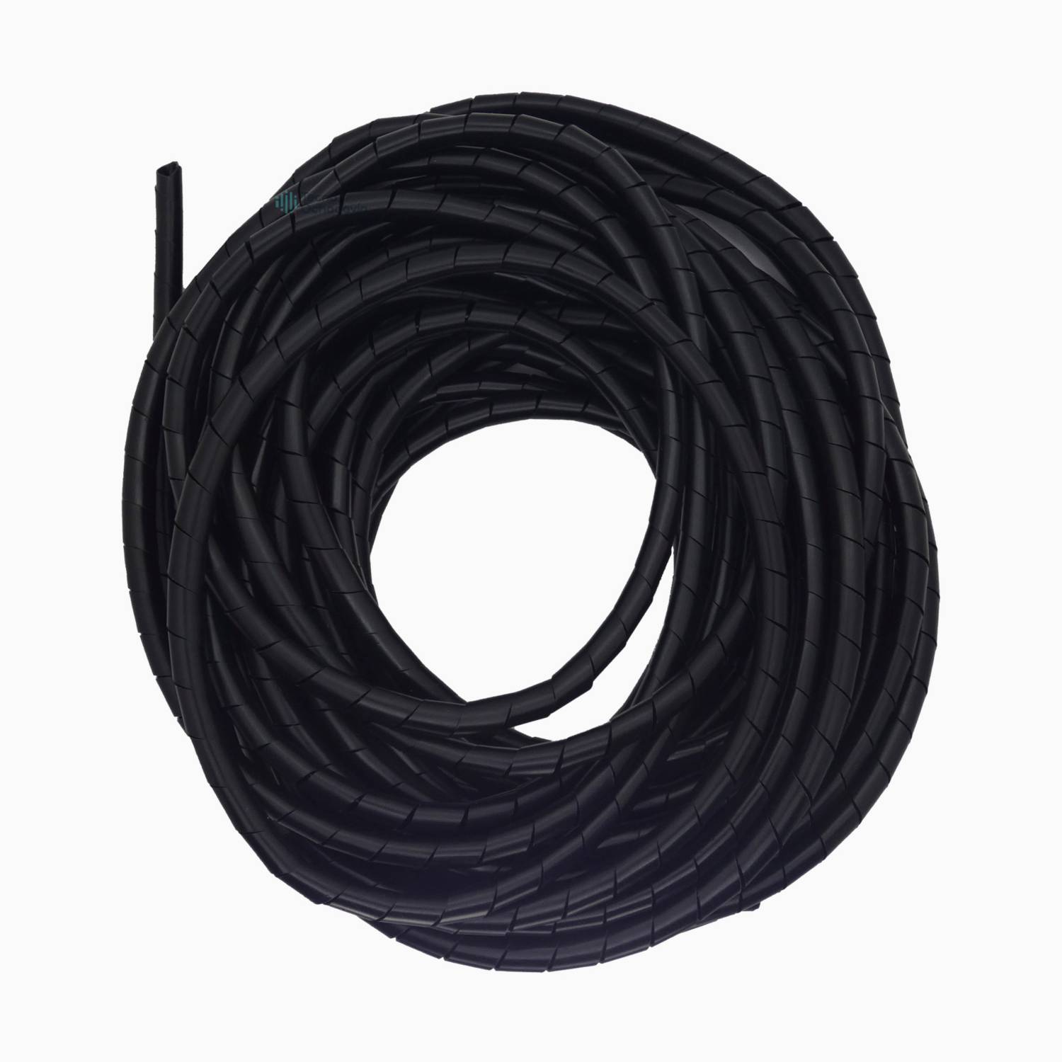 GENERICO Organizador / Ordena Cable En Espiral negro - 6mm - 10 Mts
