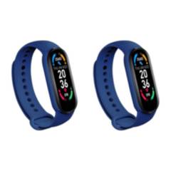 DELAV - Pack de 2 Smartwatch Delav Band Pro Z7 Fitpro Azul Alta Duración
