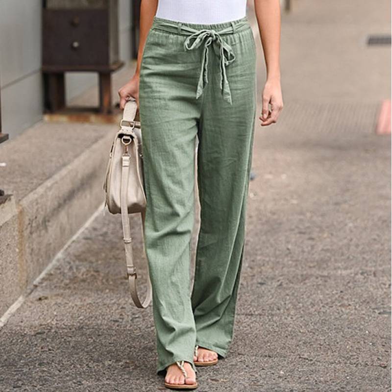 Pantalones capri para mujer, estilo casual, de verano, con bolsillo