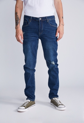 SIOUX Jeans Baggy Sk8 Con Destroyed Azul Sioux