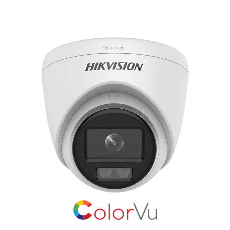 HIKVISION - Cámara de Seguridad Domo 1080p Hikvision ColorVu a Color Dia y Noche