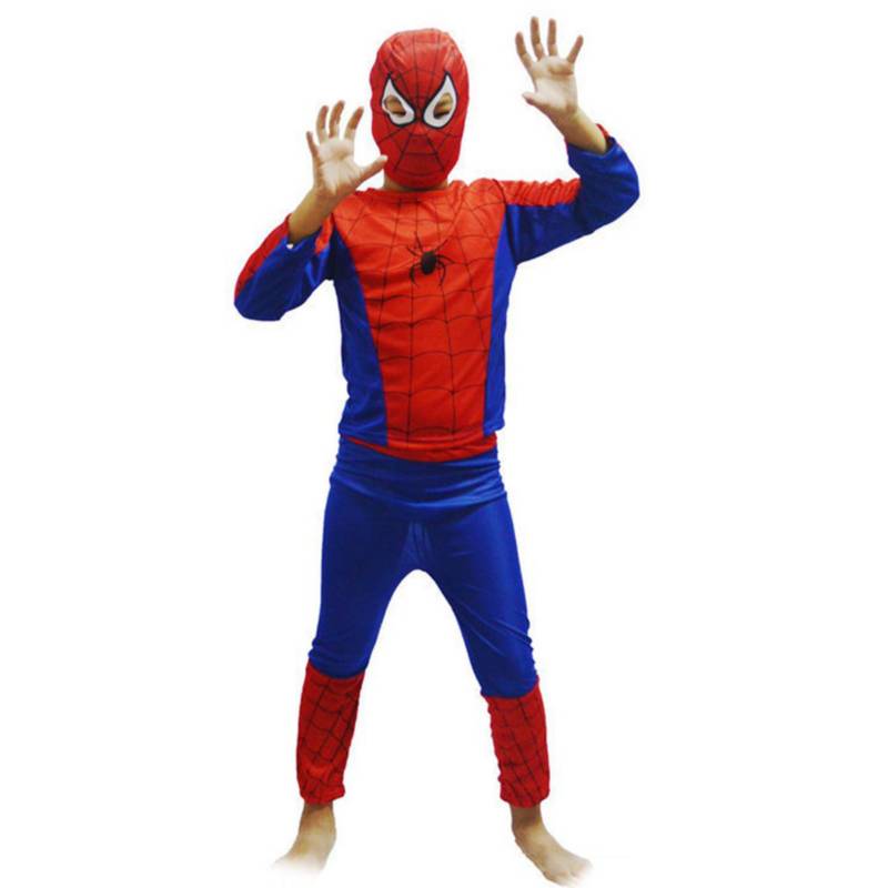 GENERICO - Halloween Niños Cos Disfraz - Rojo Spider-Man Talla S