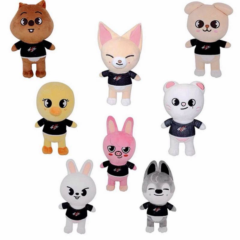 GENERICO Peluche KPOP Stray Kids Toy Dibujos animados Anime Suave Peluches