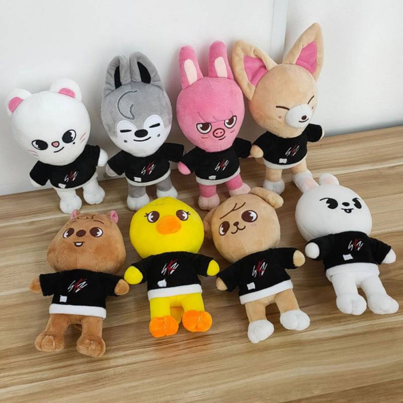 GENERICO Peluche KPOP Stray Kids Toy Dibujos animados Anime Suave Peluches