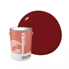 PINTURAS PANORAMICA LTDA - zinc acryl pintura para techos y galvanizados galon color rojo