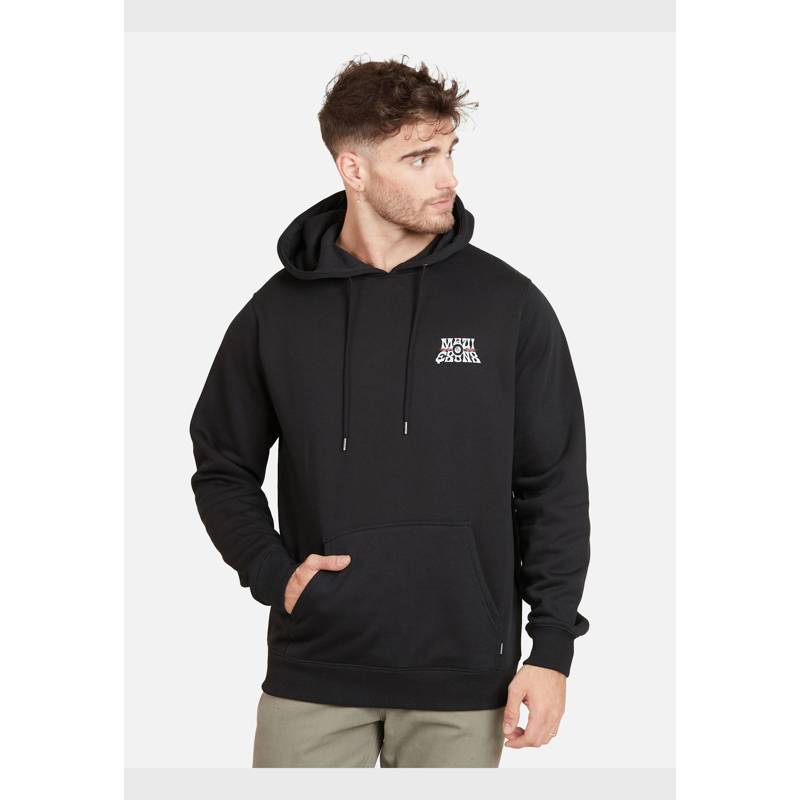 MAUI AND SONS Poleron VISION HOODIES Hombre Negro Maui and Sons