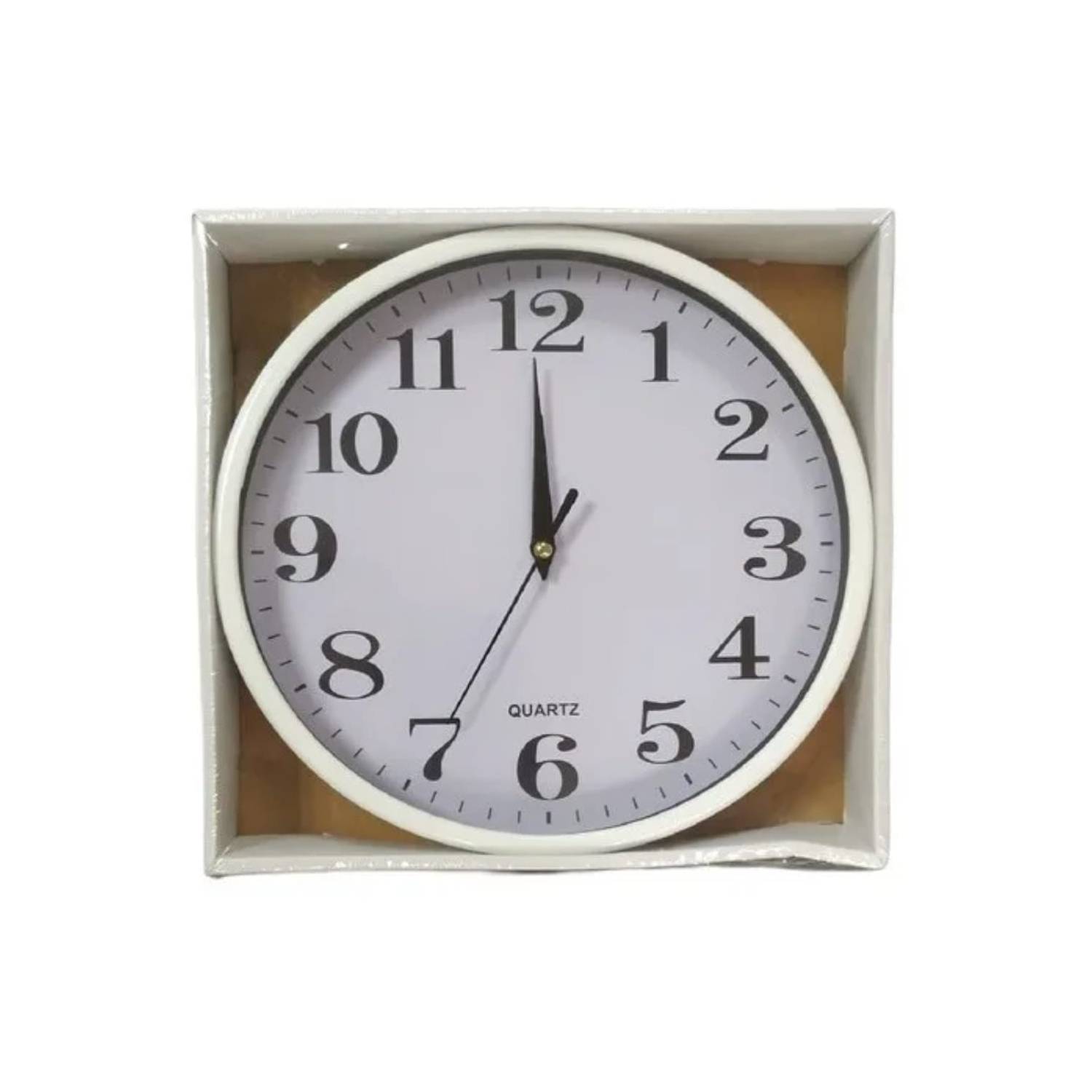 Reloj de pared vintage blanco » Doméstica