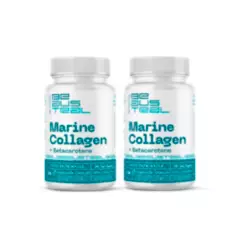 FULL COLAGENO - Colágeno Marino Betacaroteno Suplemento 2 frascos 60 cápsulas