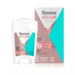 REXONA - Desodorante en Crema Femenino Rexona Clinical Clean Scent REXONA