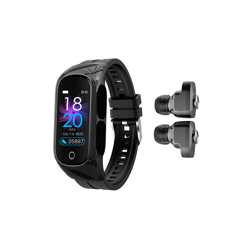 GENERICO - Reloj Inteligente Smartwatch Bluetooth con Auriculares N8