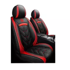 GENERICO - Funda de Auto Luxury  Color Negro y Rojo