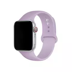 GENERICO - Correa Apple Watch Silicona Lila 42-44-45mm
