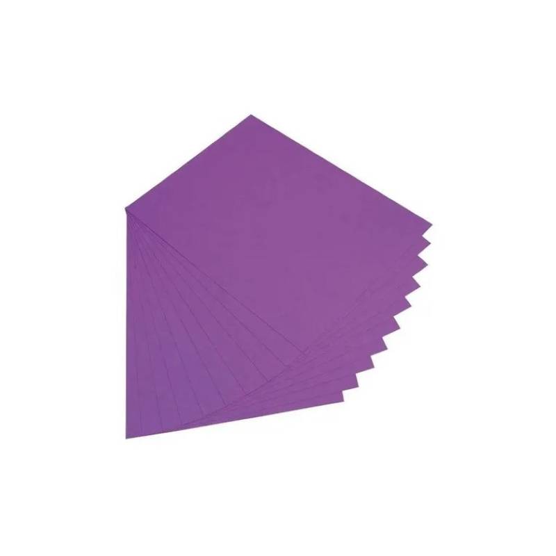 Generico Papel Morado A4 80gr Lisa De 100 Hojas Manualidades 1014